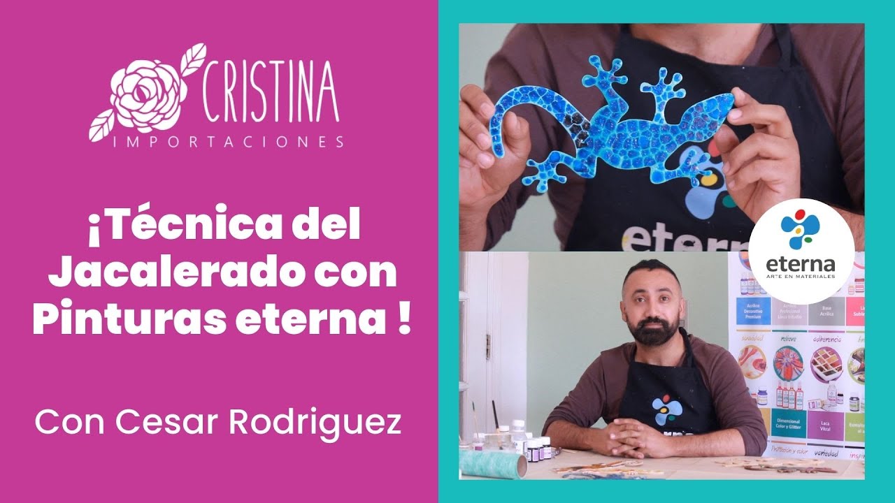 Técnica de Jacarelado con Pinturas Eterna