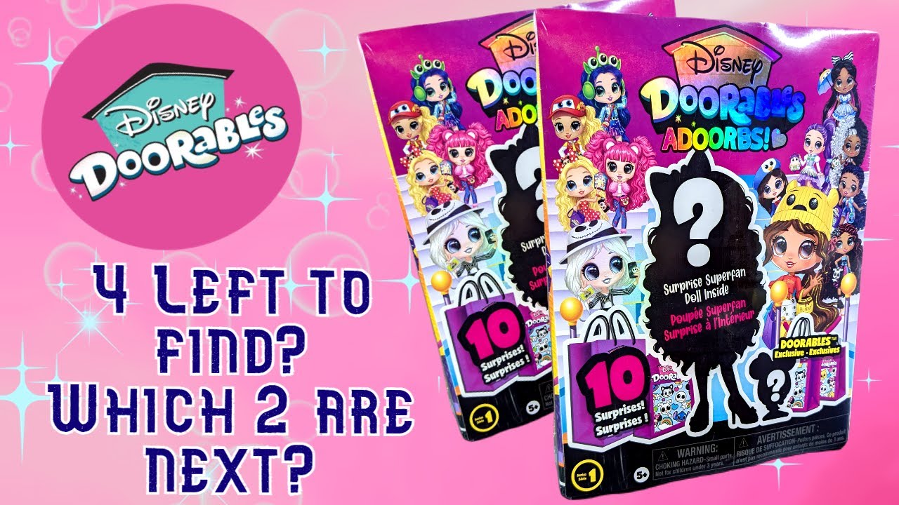 Almost Found Them All! | Disney Doorables Adoorbs - Round 5 | Mystery Doll Toy Unboxing and Review!