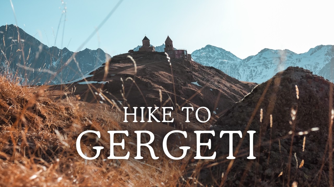 GERGETI TRINITY CHURCH | Hiking in Kazbegi, Georgia