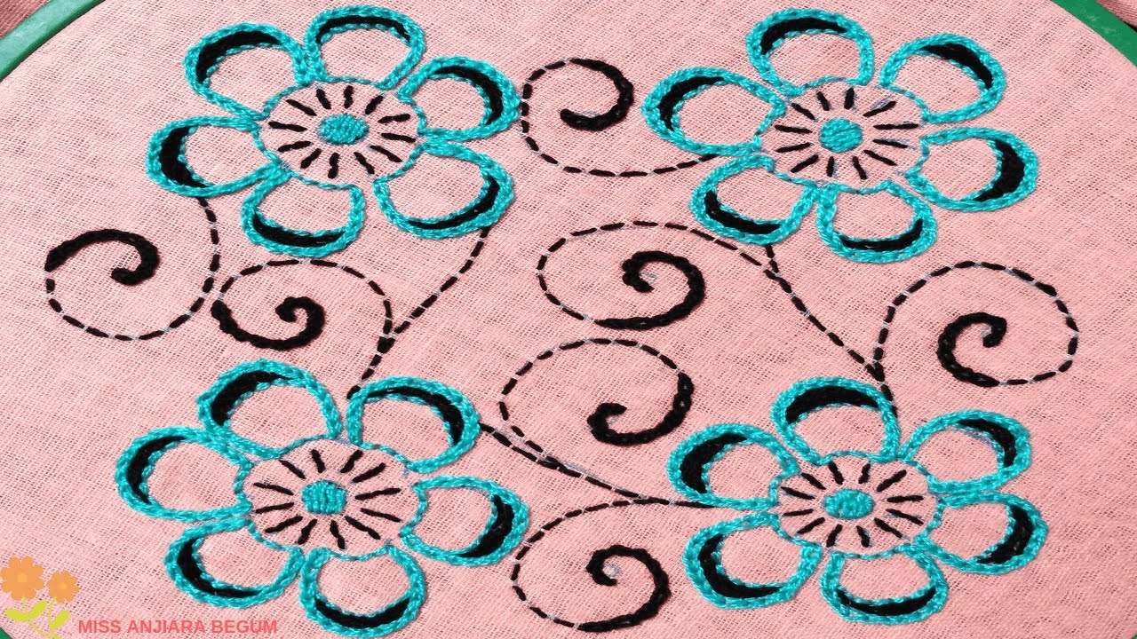 New Nakshi kantha design stitch-105,how to stitch nakshi kantha,নকশী কাঁথা সেলাই, नक्षी कंध सिलाई