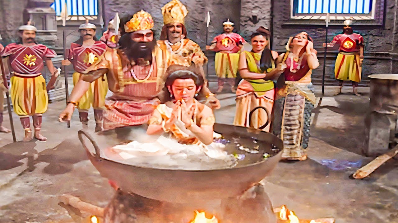जब हिरण्यकश्यप ने भक्त प्रहलाद को खौलते तेल में डाल दिया!  | Om Namah Shivay TV Serial | Bhakti Ep