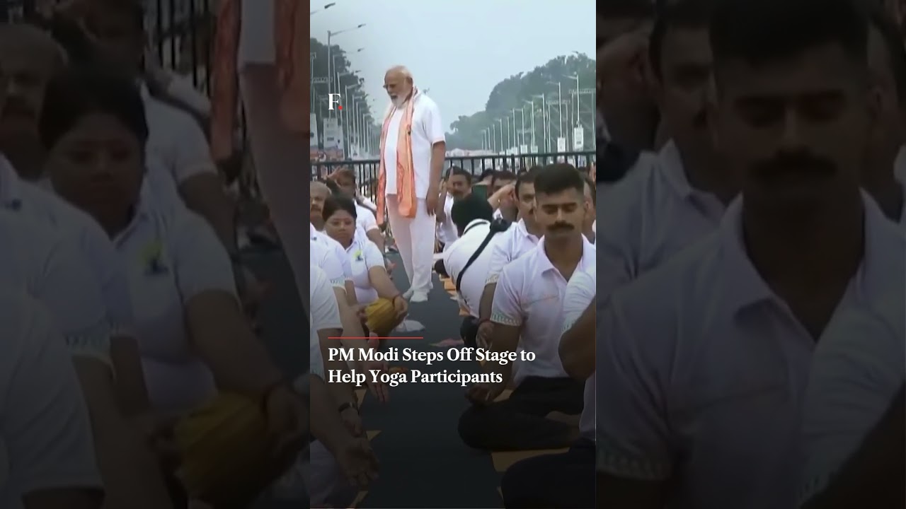 PM Modi Leads 12th International Yoga Day in Kolkata | Subscribe to Firstpost