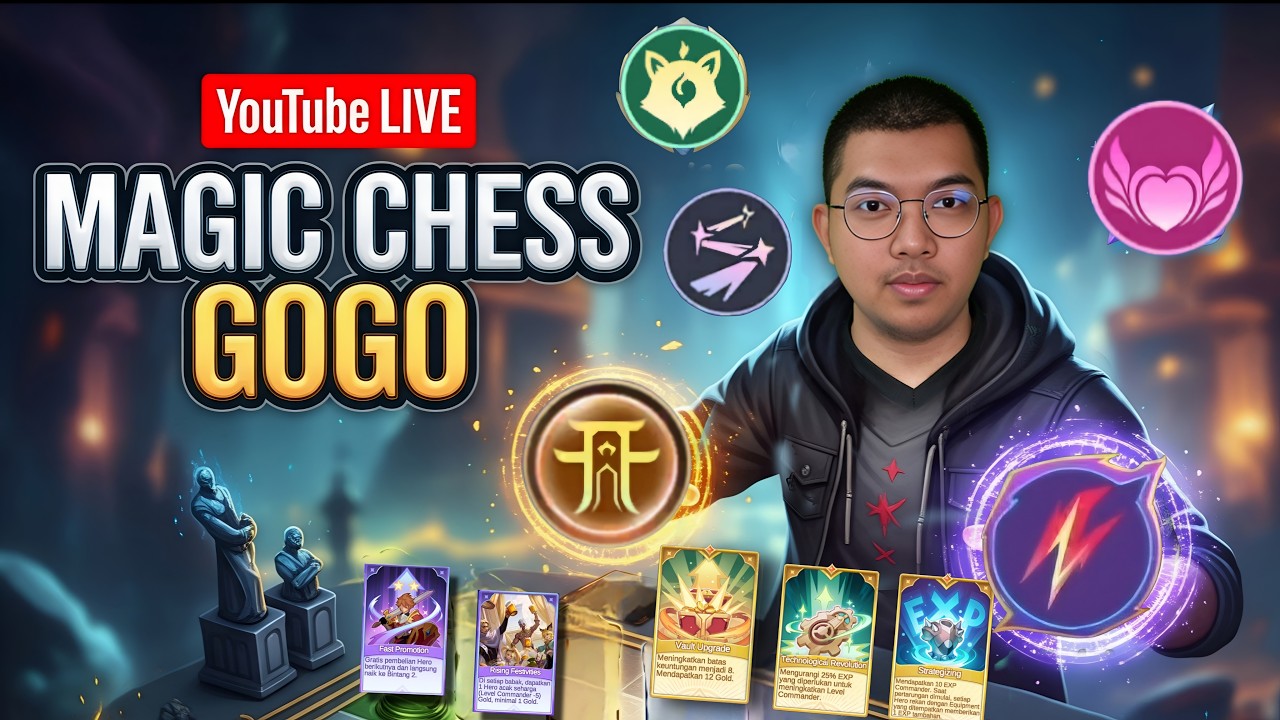 KEMBALI BERMAIN MAGIC CHESS GOGO DI MALAM INI !! LIVE STREAMING FERBI JO