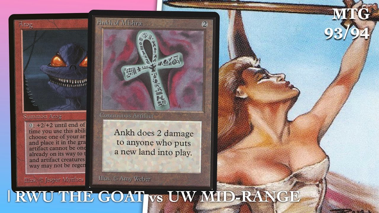 The Finals of KOT X, UW Mid-Range vs The Goat (RWU)| Old School Magic #mtg9394 806