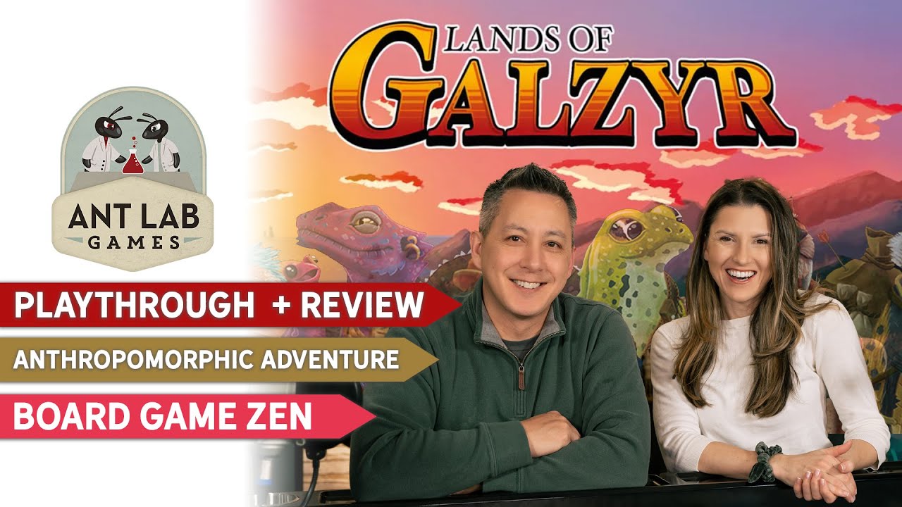 Lands of Galzyr Board Game | Playthrough | Review