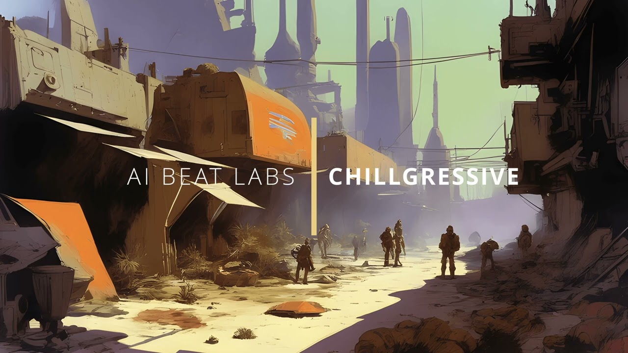 CHILLGRESSIVE SPACEPORT - 100% AI GENERATED MUSIC - MIX FOR STUDY, RELAXING & WORK - 1 HOUR