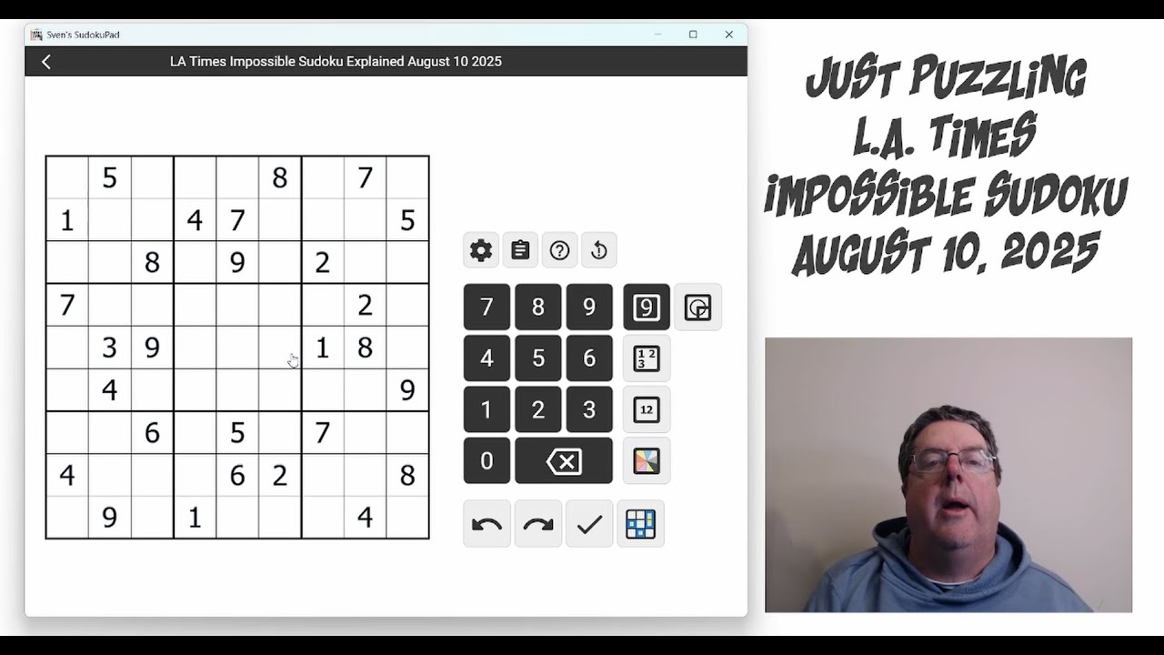 LA Times Impossible Sudoku Explained | August 10 2025