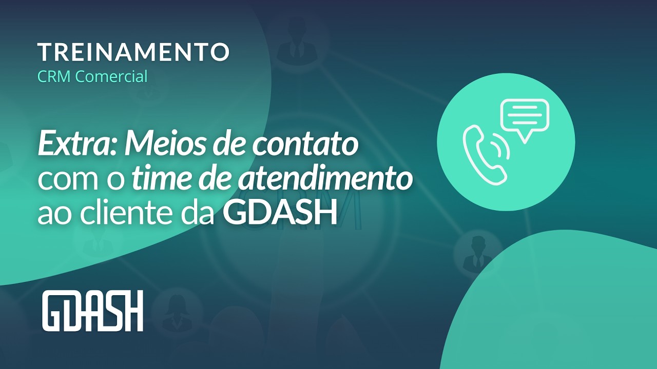 Extra: Meios de contato com o time de atendimento ao cliente da GDASH