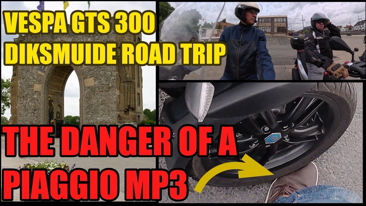 You better watch out for the Piaggio MP3 rider 🥴🤣, roadtrip with a Vespa GTS 300 & Piaggio MP3