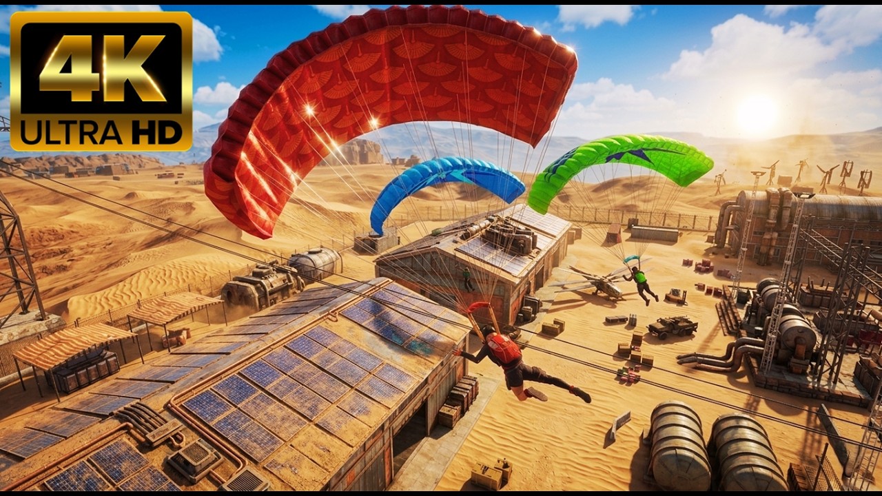 PUBG PC : MIRAMAR SNIPER GAMEPLAY 4K(NO COMMENTARY)