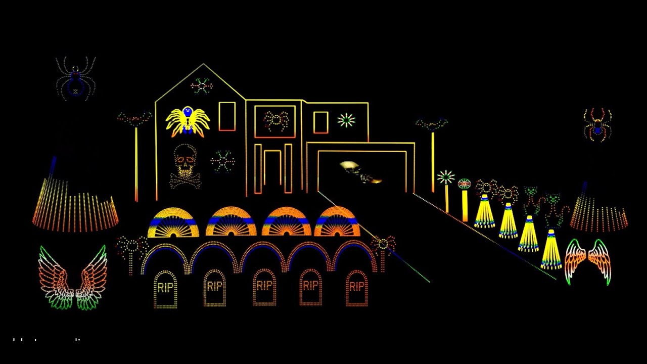 Elvis Trouble xLights Halloween sequence