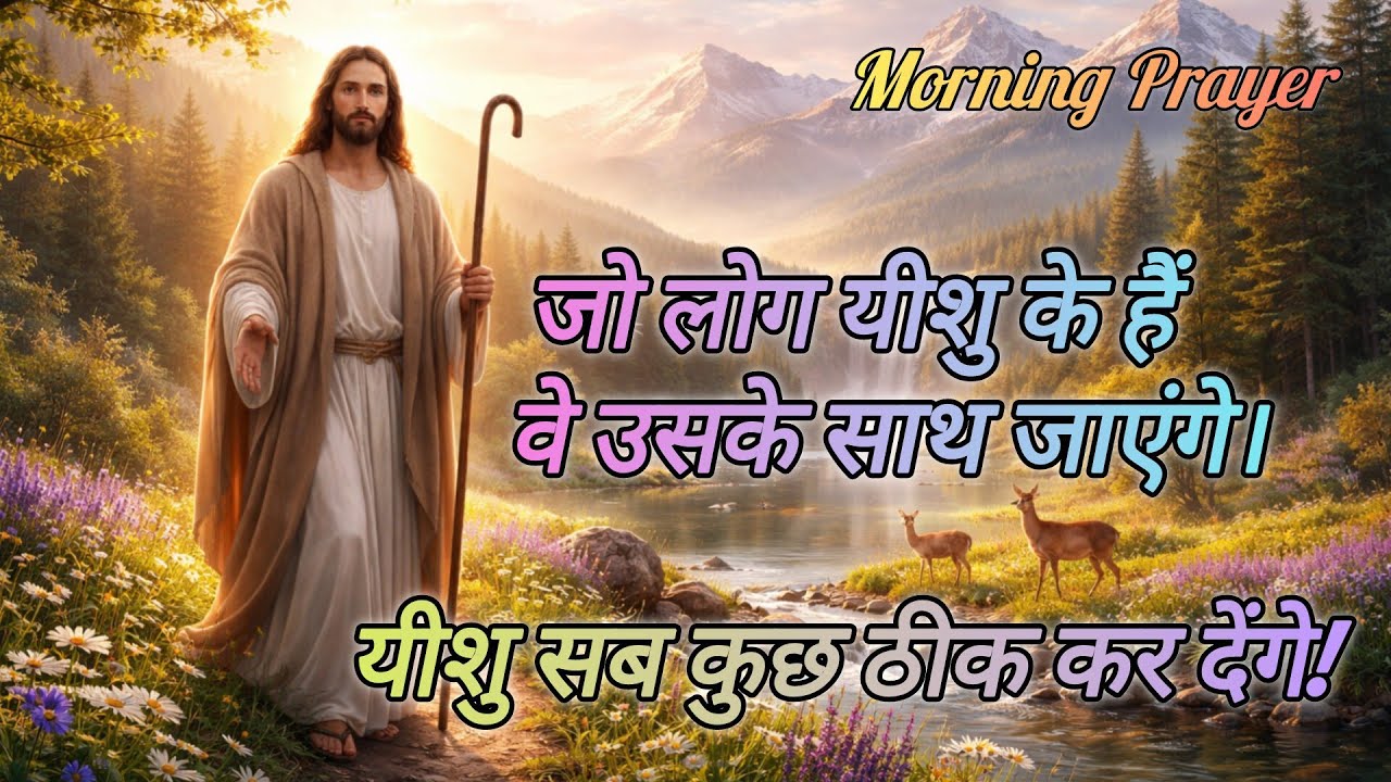 जो लोग यीशु के हैं वे उसके साथ जाएंगे।यीशु सब कुछ ठीक कर देंगे!