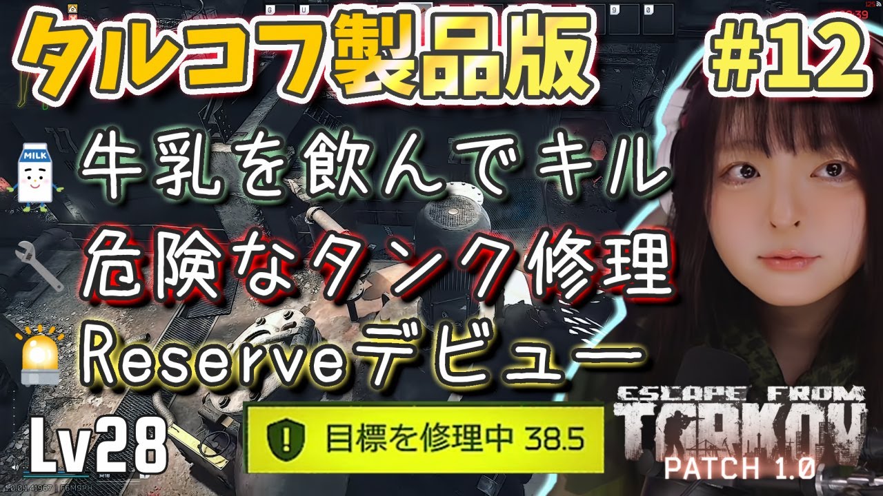 【タルコフ製品版】PvP Lv28 Woods(バフキル)&rarr;Factory&rarr;Reserveデビュー🔥地獄のショアラインから卒業┃目指せストーリーエンディング【Escape from Tarkov】