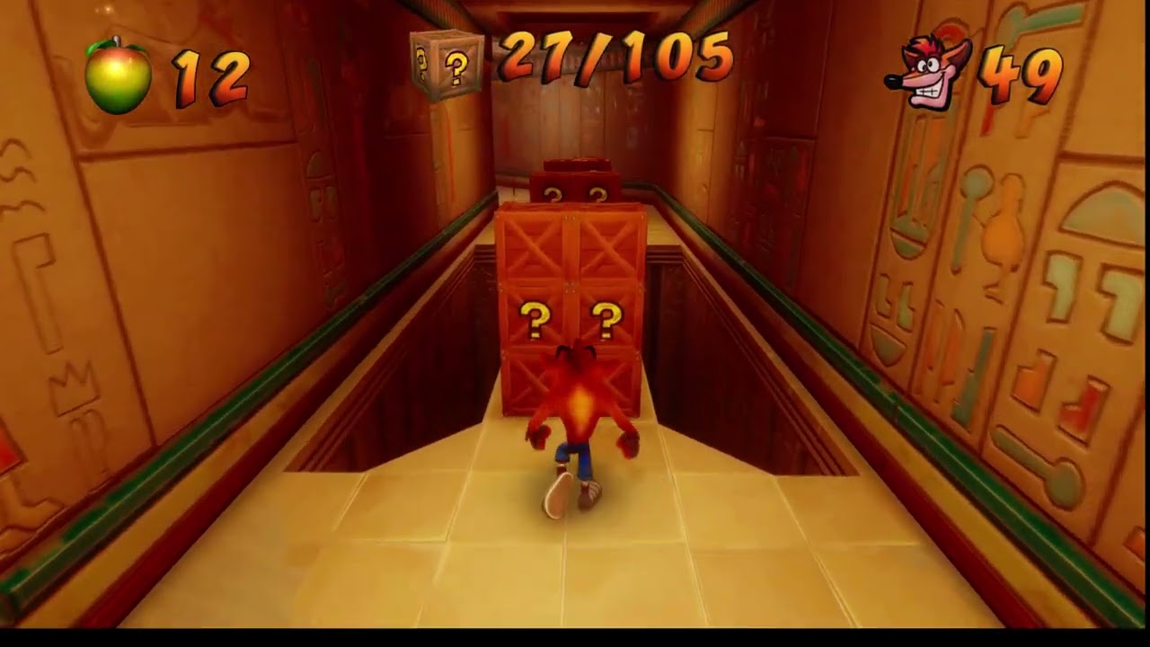 Crash Bandicoot 3: Sphynxinator (How To get All Boxes, First Clear Gem)