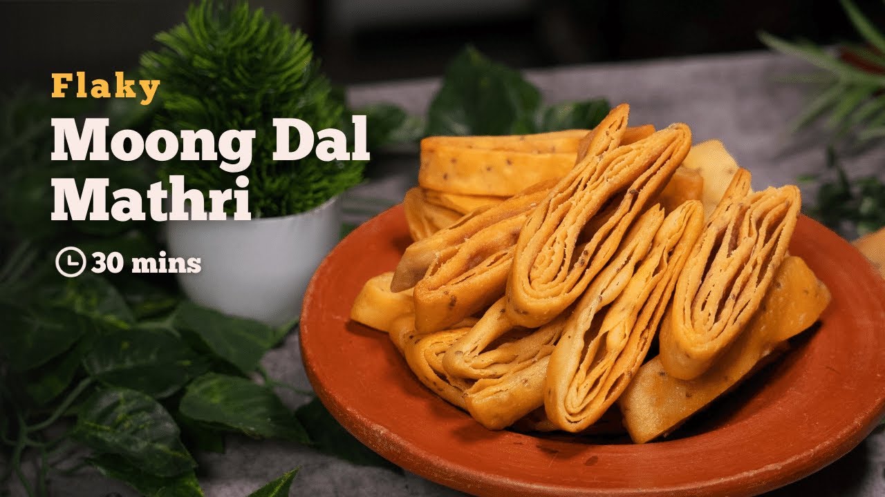 Flaky Moong Dal Mathri | Moong Dal Mathri | Snack Recipes | Indian Recipes | Cookd