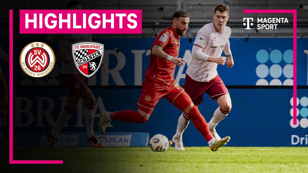 SV Wehen Wiesbaden - FC Ingolstadt 04 | Highlights 3. Liga | MAGENTA SPORT