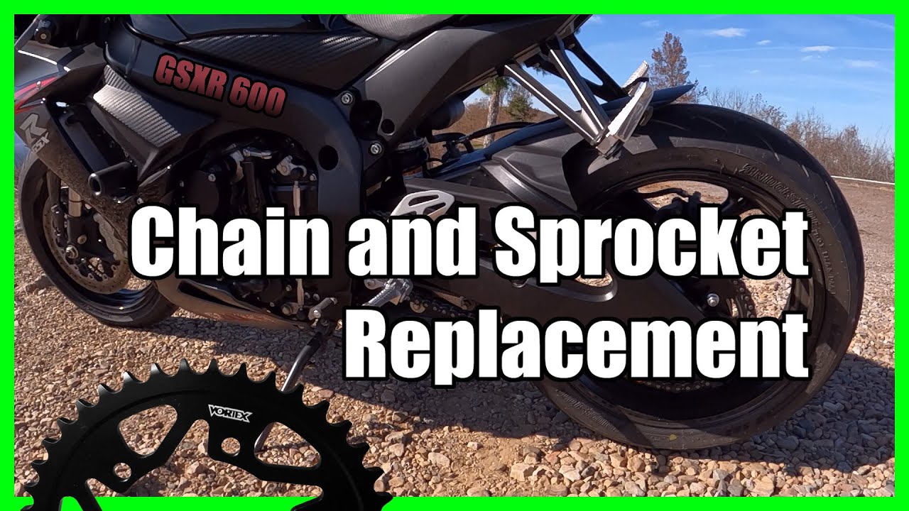 GSXR 600 Chain and Sprocket Replacement
