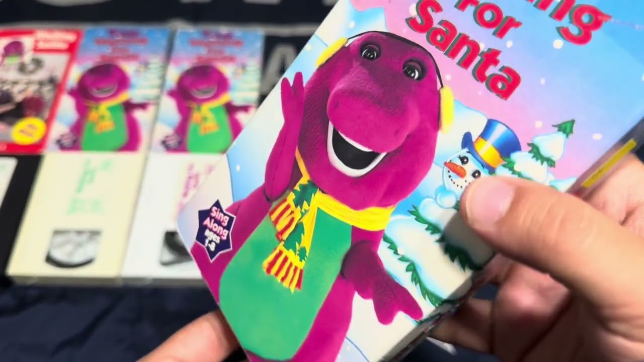 Comparison Video #24: 6 Different Versions Of Barney: Waiting For Santa VHS 