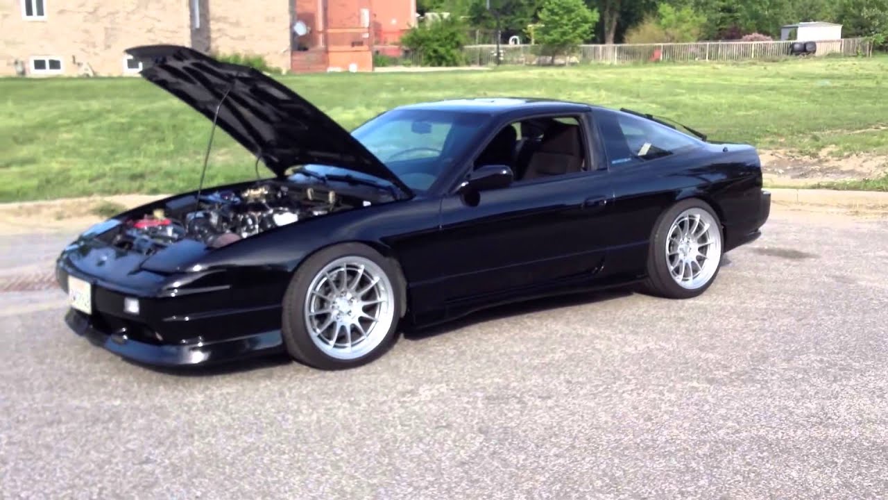 GM LS3 V8 Nissan S13 240SX Engine Start and Walkaround
