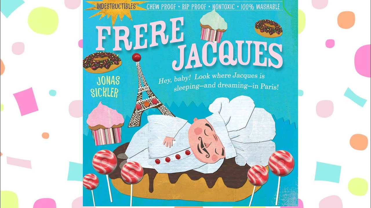 Frere Jacques 👨‍🍳 🇫🇷 | Read Aloud | Nursery Rhyme
