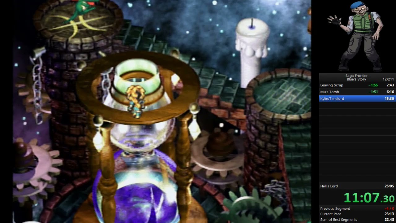 (World Record) Saga Frontier Blue's Story English Speedrun in 23:33