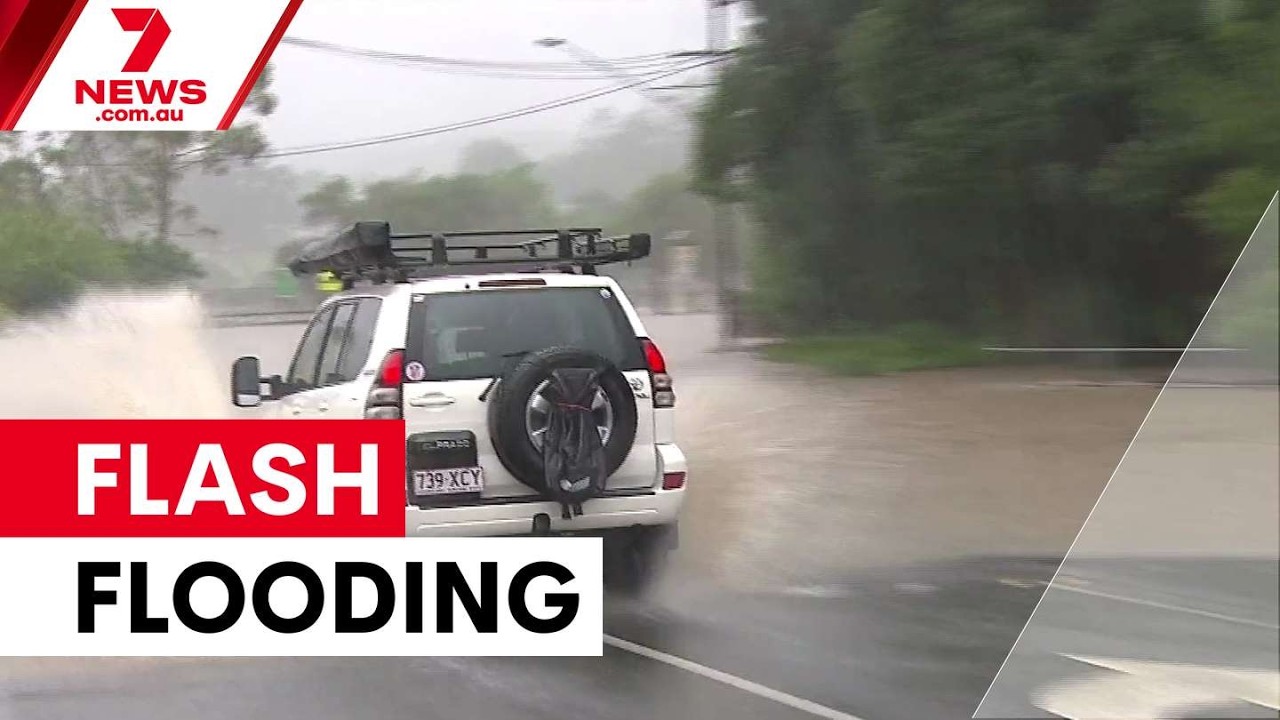 Gold Coast hit by flash flooding after deluge | 7NEWS
