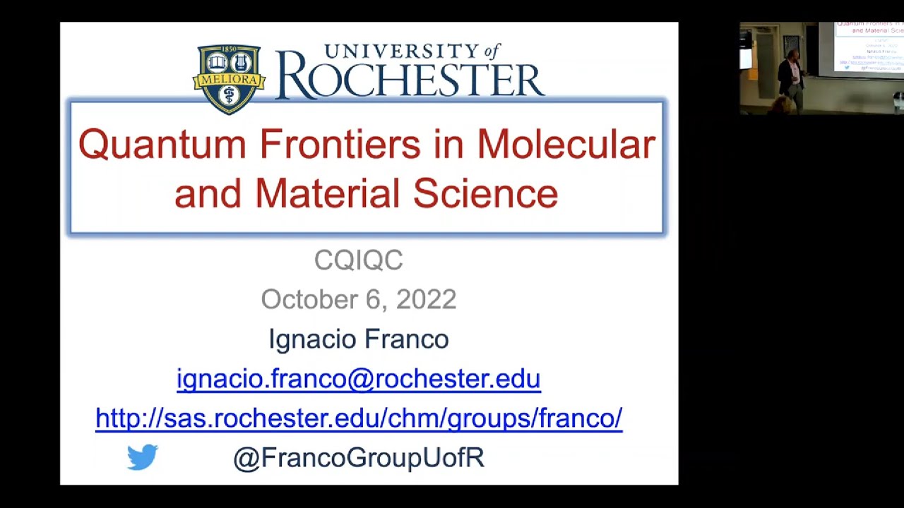 Quantum Frontiers in Molecular and Material Science