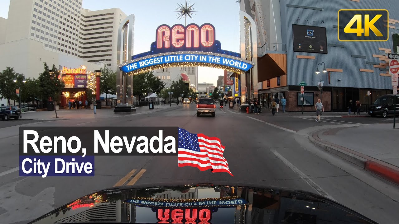 Downtown Sunset Drive in Reno, Nevada 🇺🇸