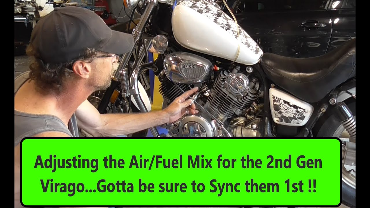 Air/Fuel Adjustment for the 2nd Gen Virago...prep tips and why sometimes they just won’t dial in