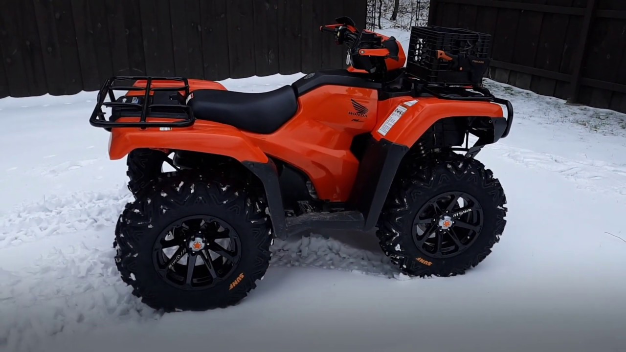 Honda foreman on msa m12 diesel 14 inch rims and 27 inch sunf tires