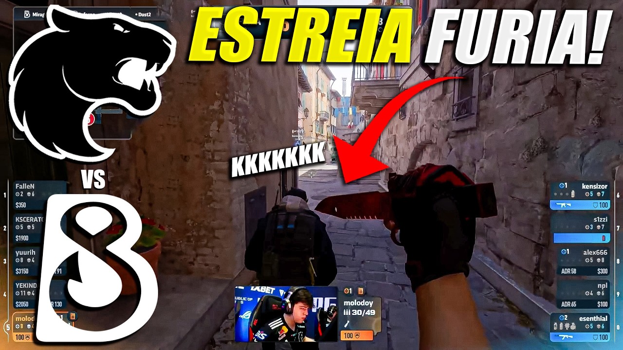 OLHA O QUE O MOLODOY FEZ! FURIA x B8 - MELHORES MOMENTOS | PGL Cluj-Napoca 2026 - CS 2