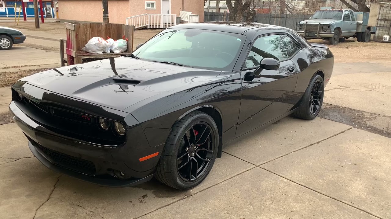 2018 Dodge Challenger RT 275/305 staggered wheel and tire setup (Goodyear Eagle F1 Supercar 3)