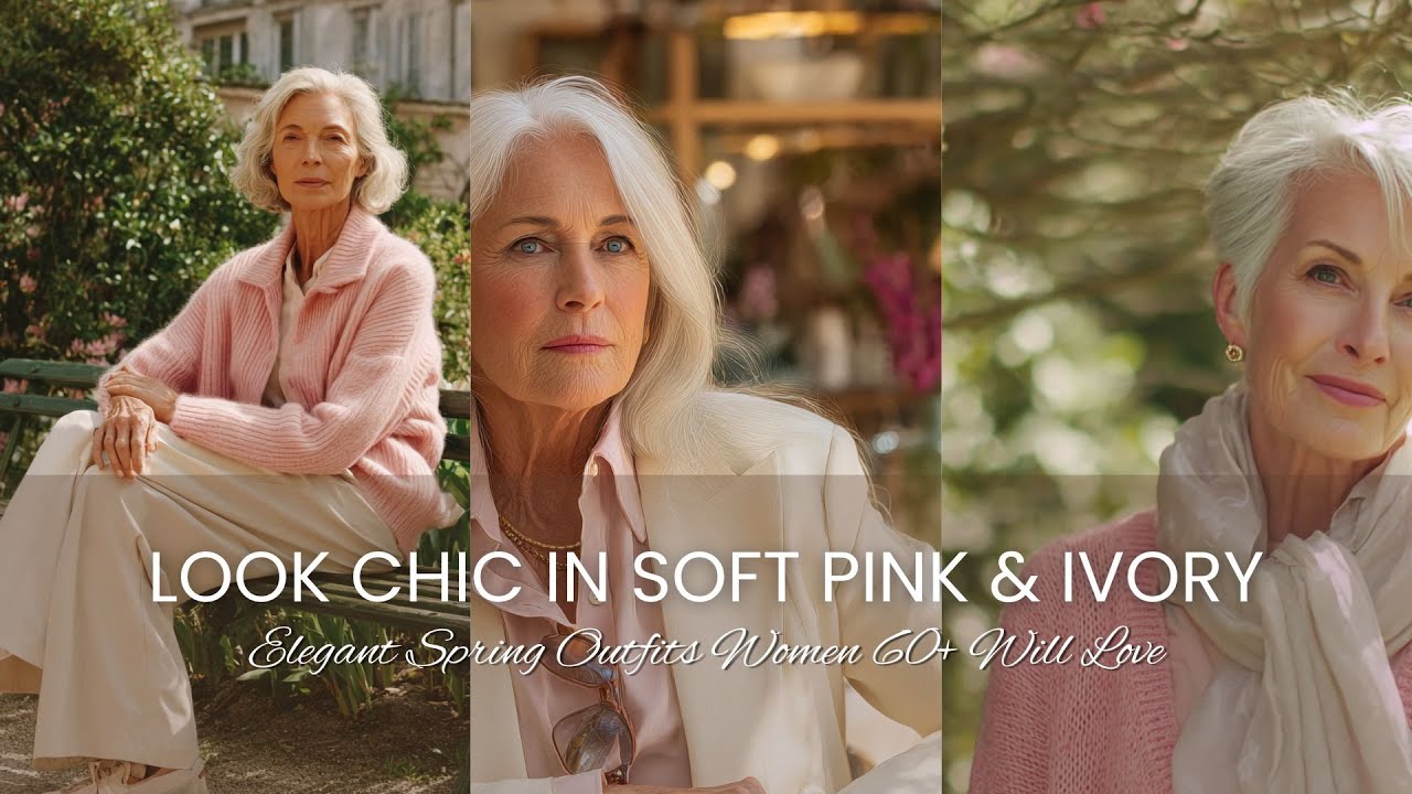 💐 Look Chic in Soft Pink & Ivory: Elegant Spring Outfits Women 60+ Will Love