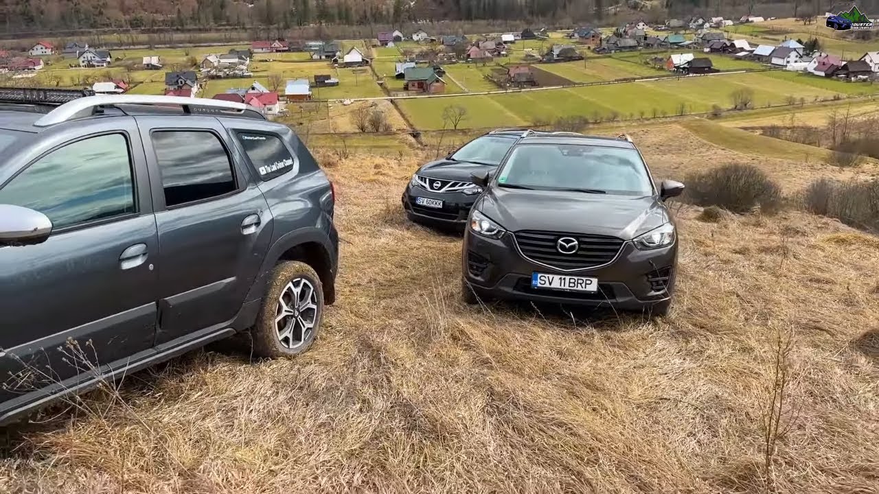 Nissan Murano vs Mazda CX-5 vs Dacia Duster Offroad Test