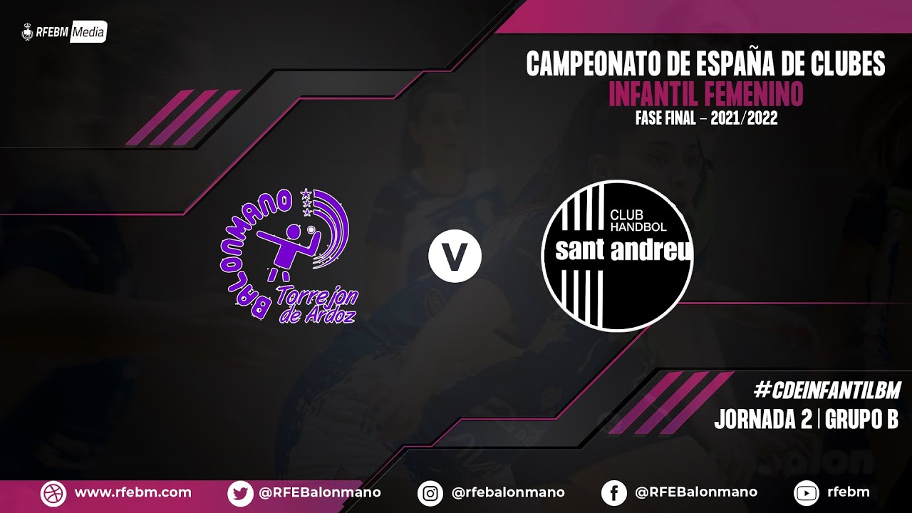 #CDEInfantilBM - Femenino - Grupo II | Torrejón : Handbol Sant Andreu