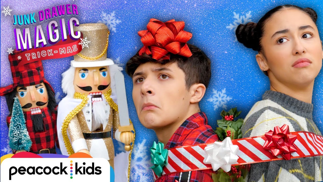Akira and Walker Race to Save Christmas | JUNK DRAWER MAGIC TRICKMAS
