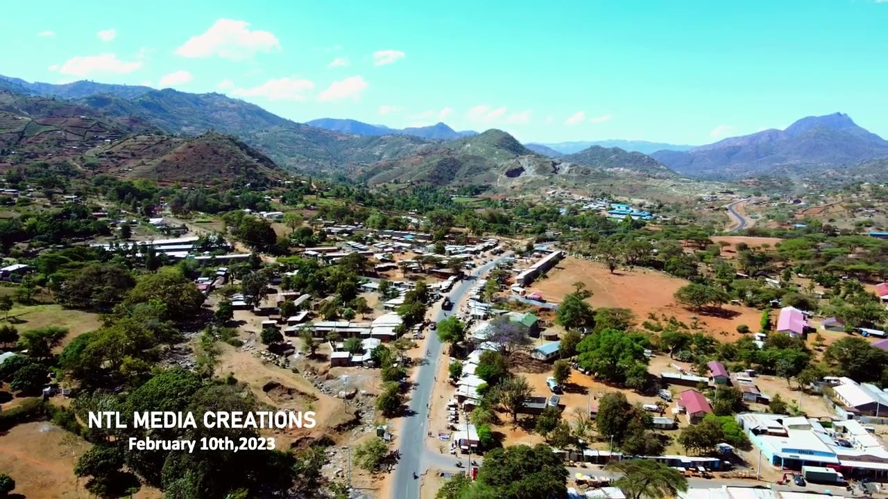 Ortum Town West Pokot County /Aerial View /Feb 10th,2023