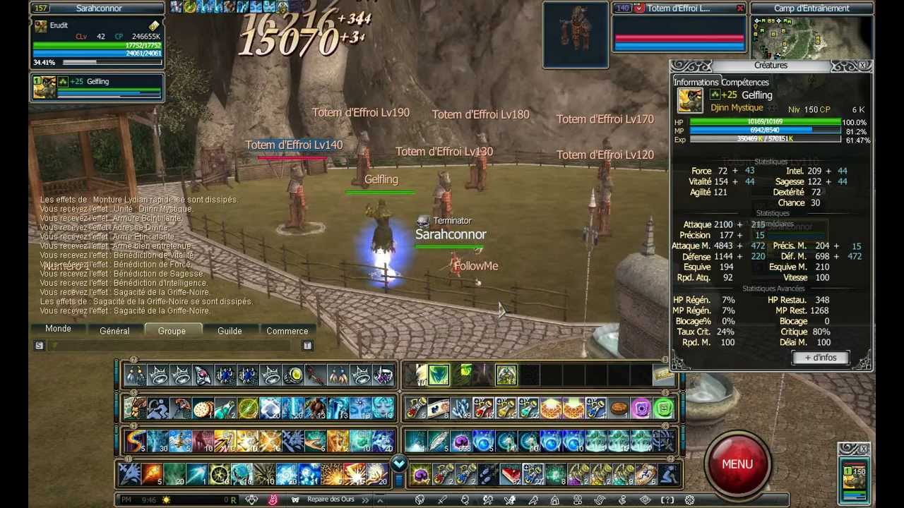 Rappelz - Ifrit dps test