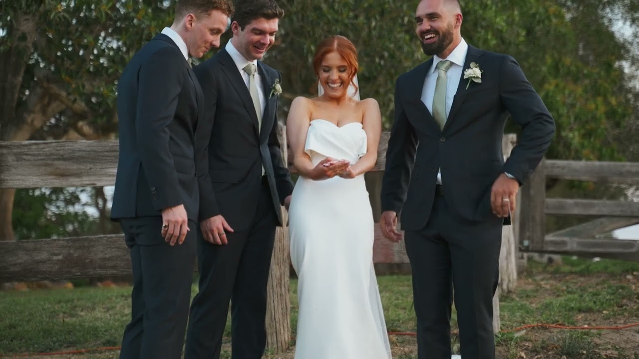 Sophie & Jasper Wedding Highlight Video - The Hilltop Barn Glammorgan Vale