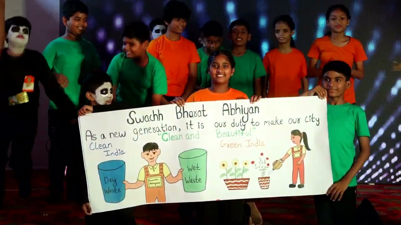 04. Students' Performance on Swachh Bharat Abhiyan | Clean India Message | Annual Day 2026