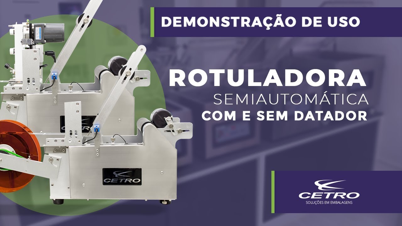 Rotuladora Semiautomática Com/Sem datador - Cetro
