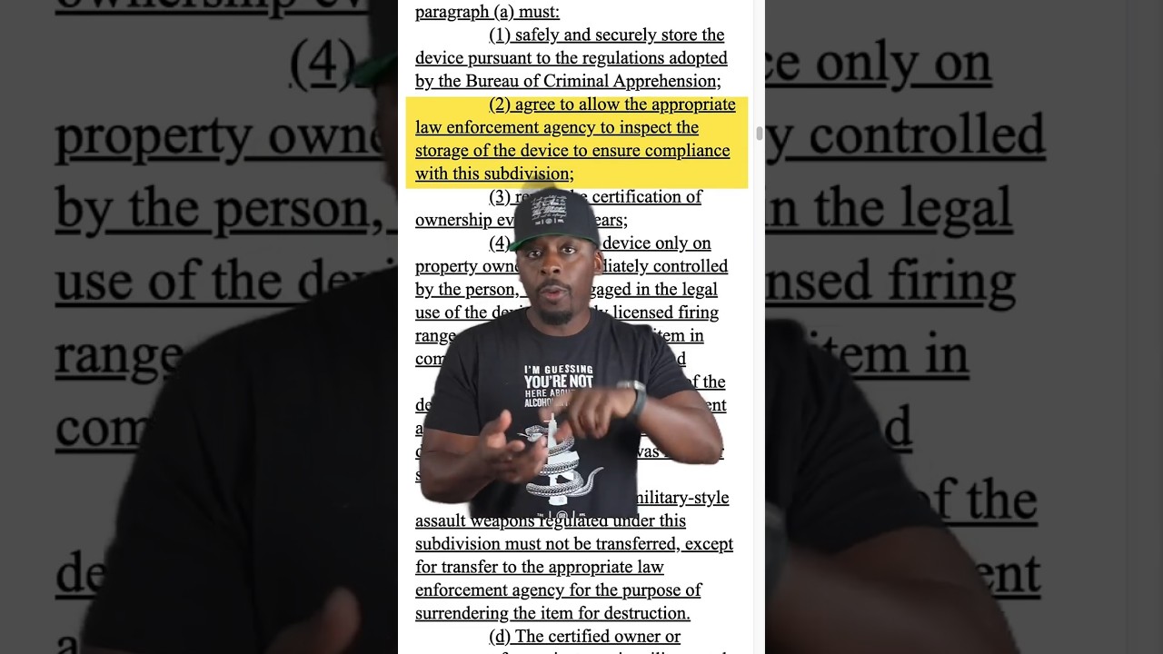 New Gun Bill Allows Police To Come In Your Home To Check Your Guns Without A Warrant - SF 4290