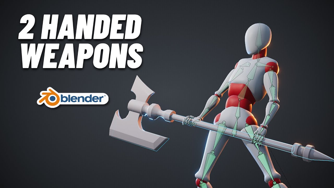 Сделайте так, чтобы двуручное оружие ИДЕАЛЬНО работало в вашей установке Blender.