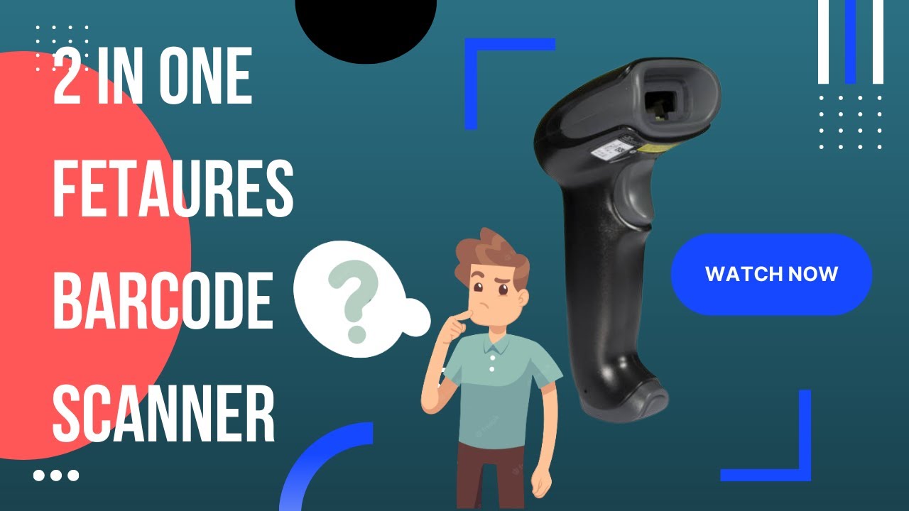 2 in 1 Feature Barcode Scanner | USB and wire Barcode Scanner @prezotech Contact :- 9990768818