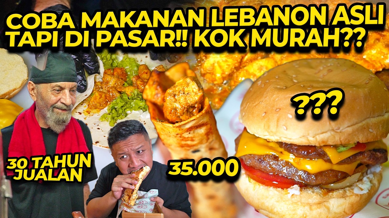 30RIBUAN DAPET MAKANAN AUTENTIK LEBANON FULL DAGING!!!
