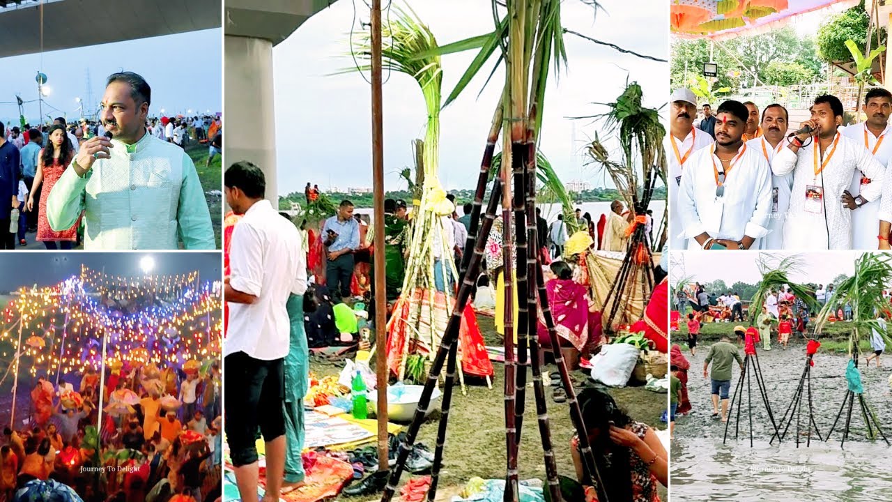 || Chhath Puja - MahaParv - Ankleshwar- Gujarat || Sampurna Jaankari|| || Narmada River Ghat ||