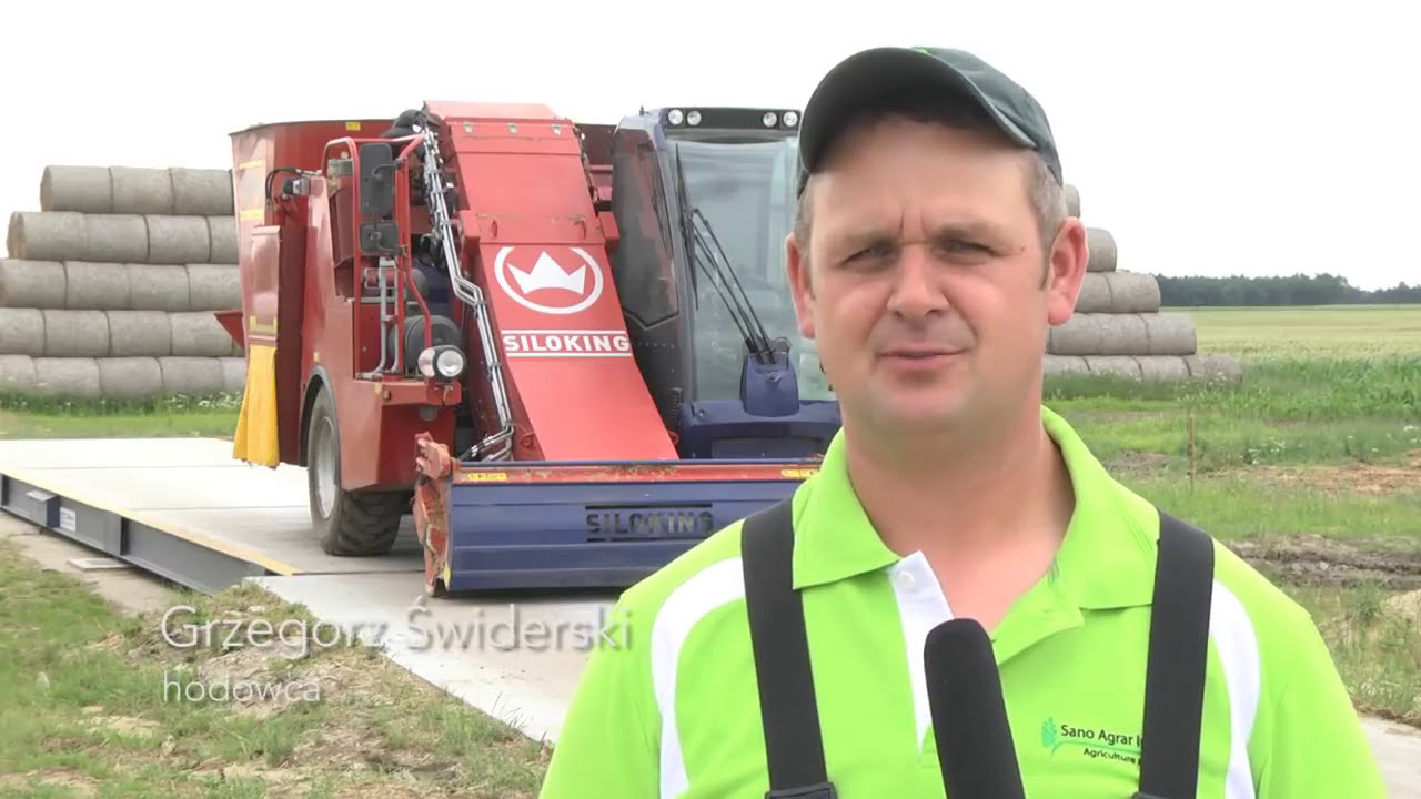 Sano TMR Profi Santrak - wóz paszowy samojezdny. By mieć więcj czasu dla rodziny.
