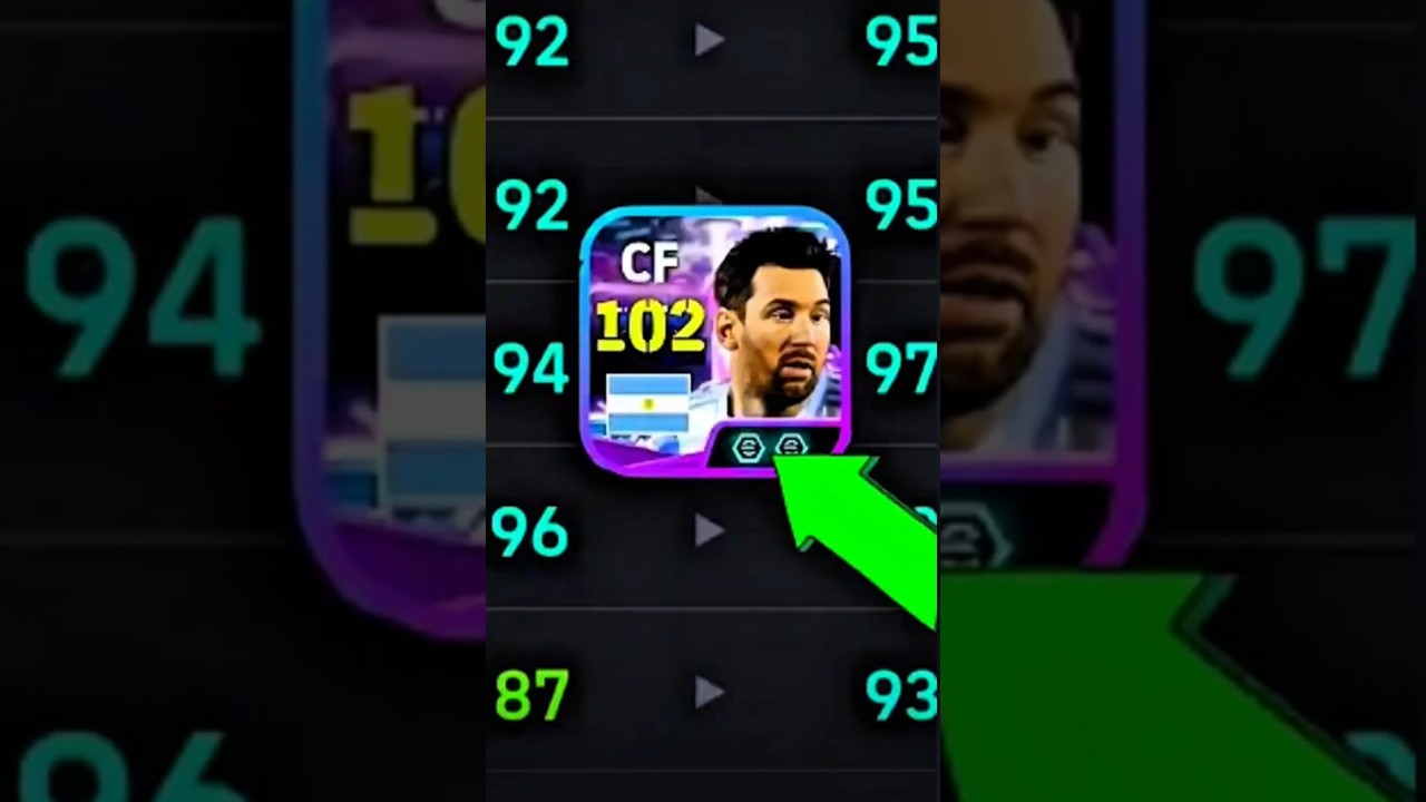 NEW LIONEL MESSI 102 FREE SHOWTIME BEST TRAINING! 🔥💯 &bull; MESSI EFOOTBALL 26। #efootball2026 #pes2026