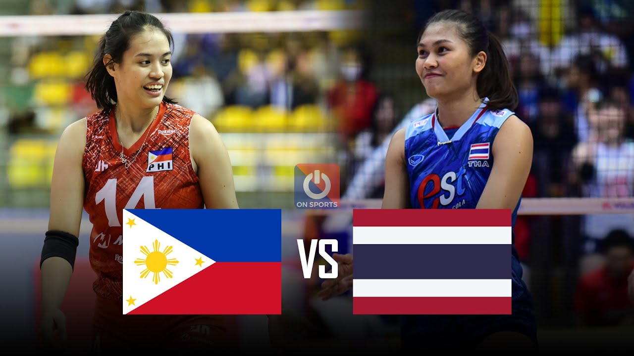 Full HD | Philippines vs. Thailand | Solomon vs. Pimpichaya - Volleyball ASEAN