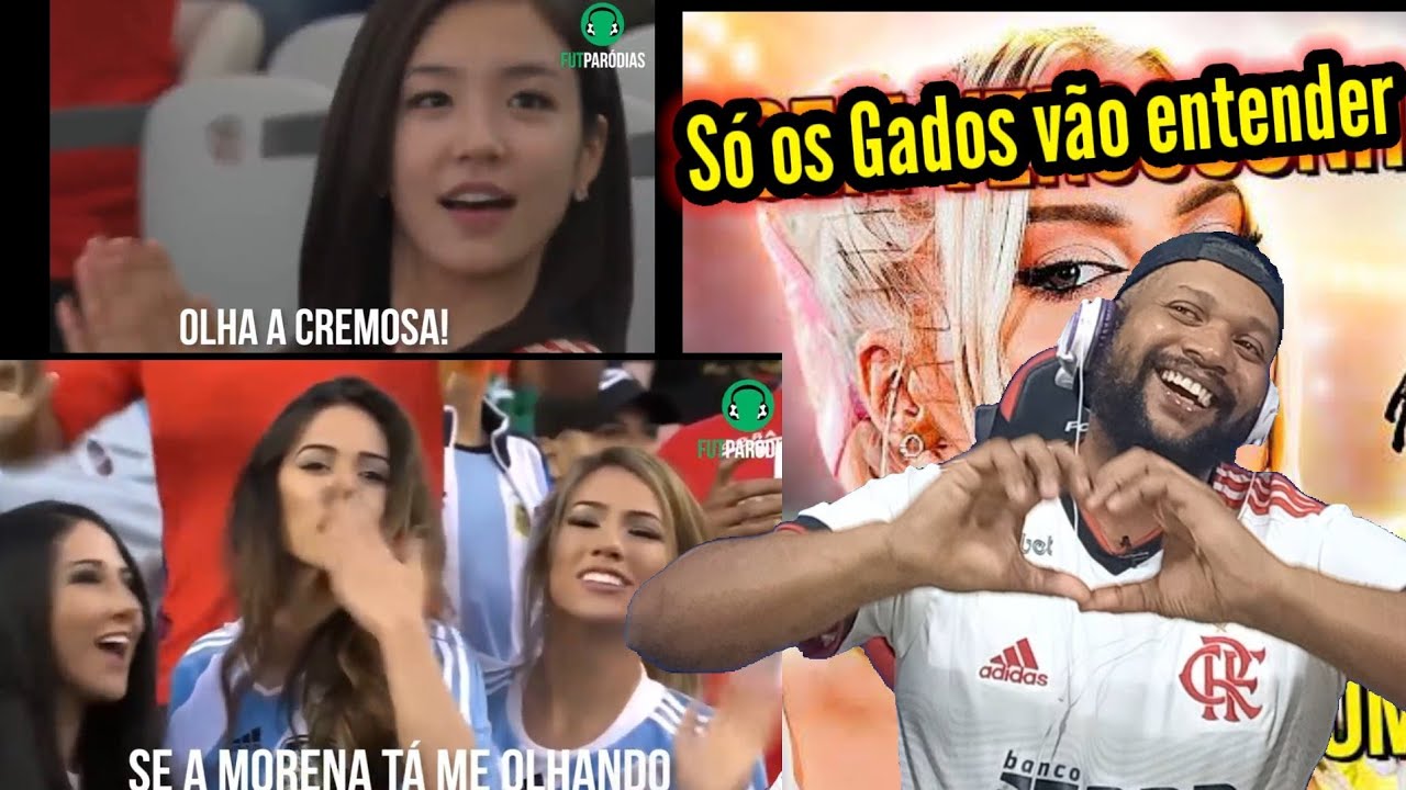 ♫ QUANDO A GATA VAI TE VER JOGAR 😏- QUANDO O JOGADOR É SEM VERGONHA l REACT FUTPARÓDIAS